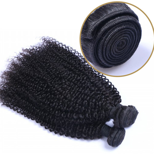 EMEDA Malaysian kinky curly machine wefting hair extensions wholesale QM016